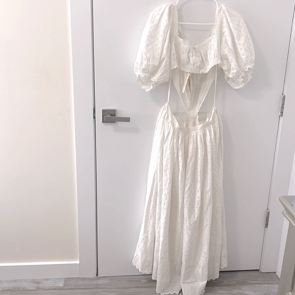 DOEN Ravenna Dress Salt 100% cotton Size XL - Picture 7 of 7